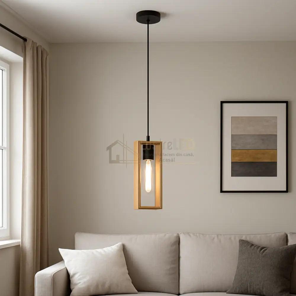 Pendul INGA Wood Style 3xE27 (Copy) lustreled.ro