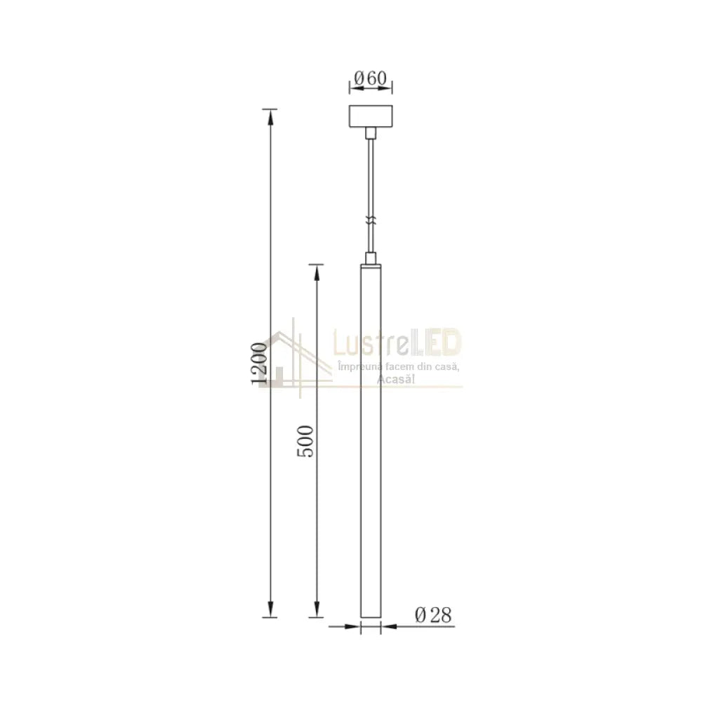 Pendul 1XG9 ORION BLACK NEAGRA Lighting Fixtures