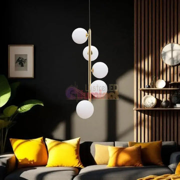 Pendul Abajur ALI Gold Premium lustreled.ro