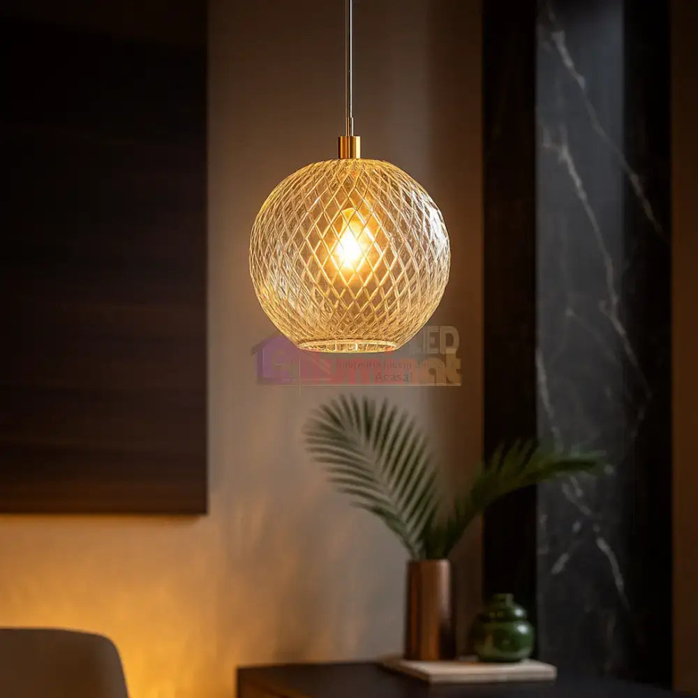 Pendul Abajur 1xG9 Gold lustreled.ro