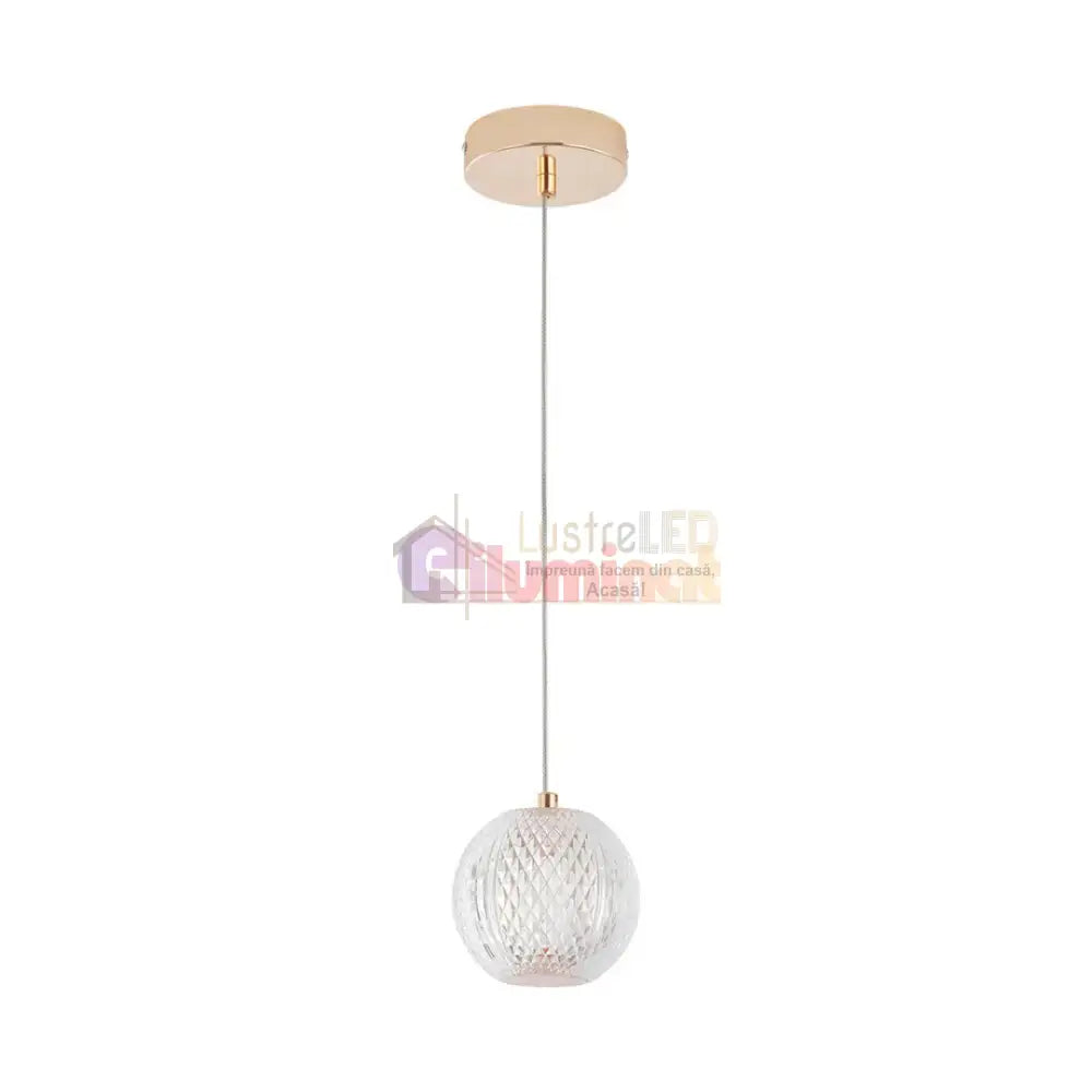 Pendul Abajur 1xG9 Gold lustreled.ro