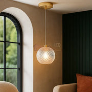 Pendul Abajur 1xG9 Gold AURIE Lighting Fixtures