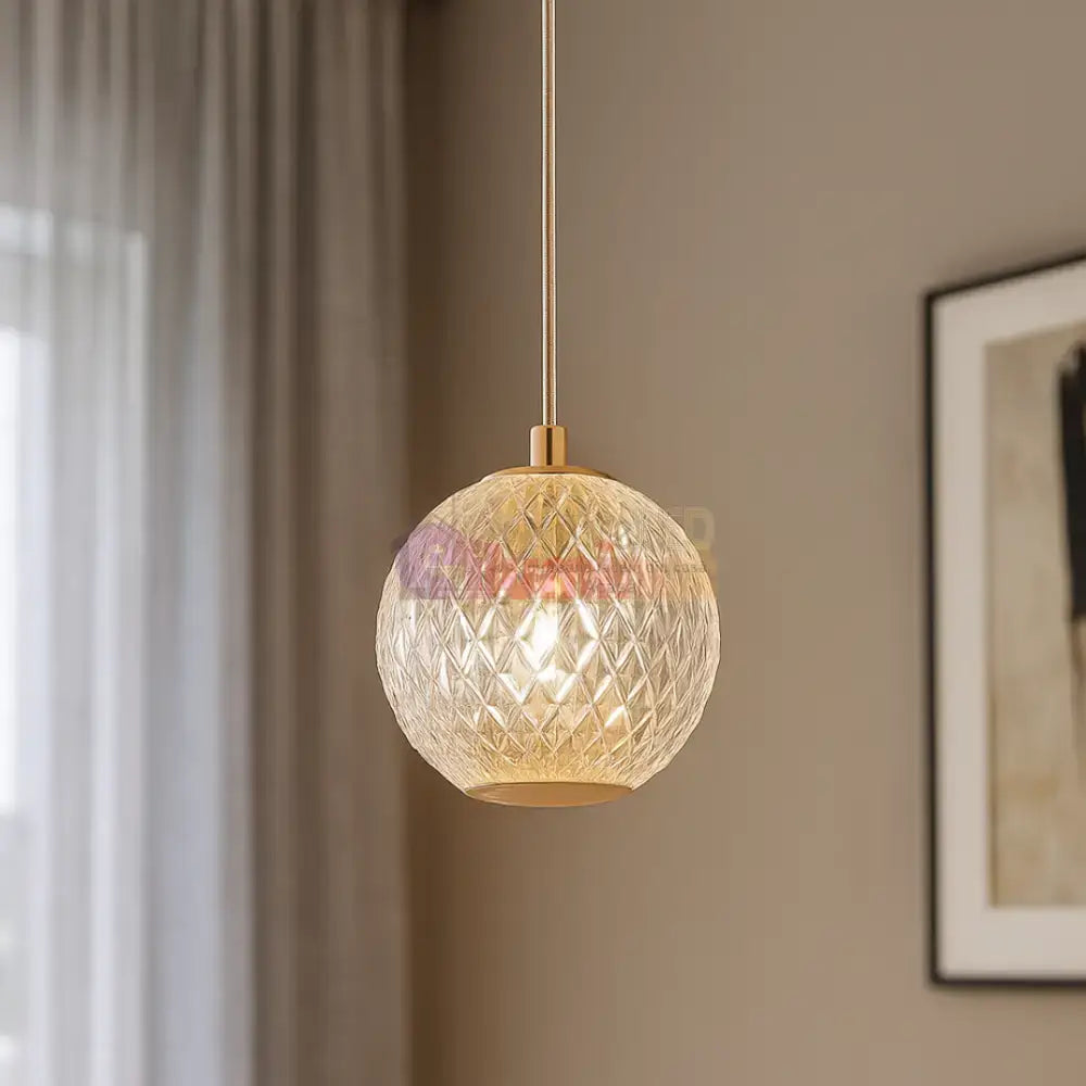 Pendul Abajur 1xG9 Gold lustreled.ro