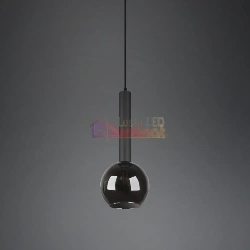 Pendul Abajur fumuriu CLAYTON lustreled.ro