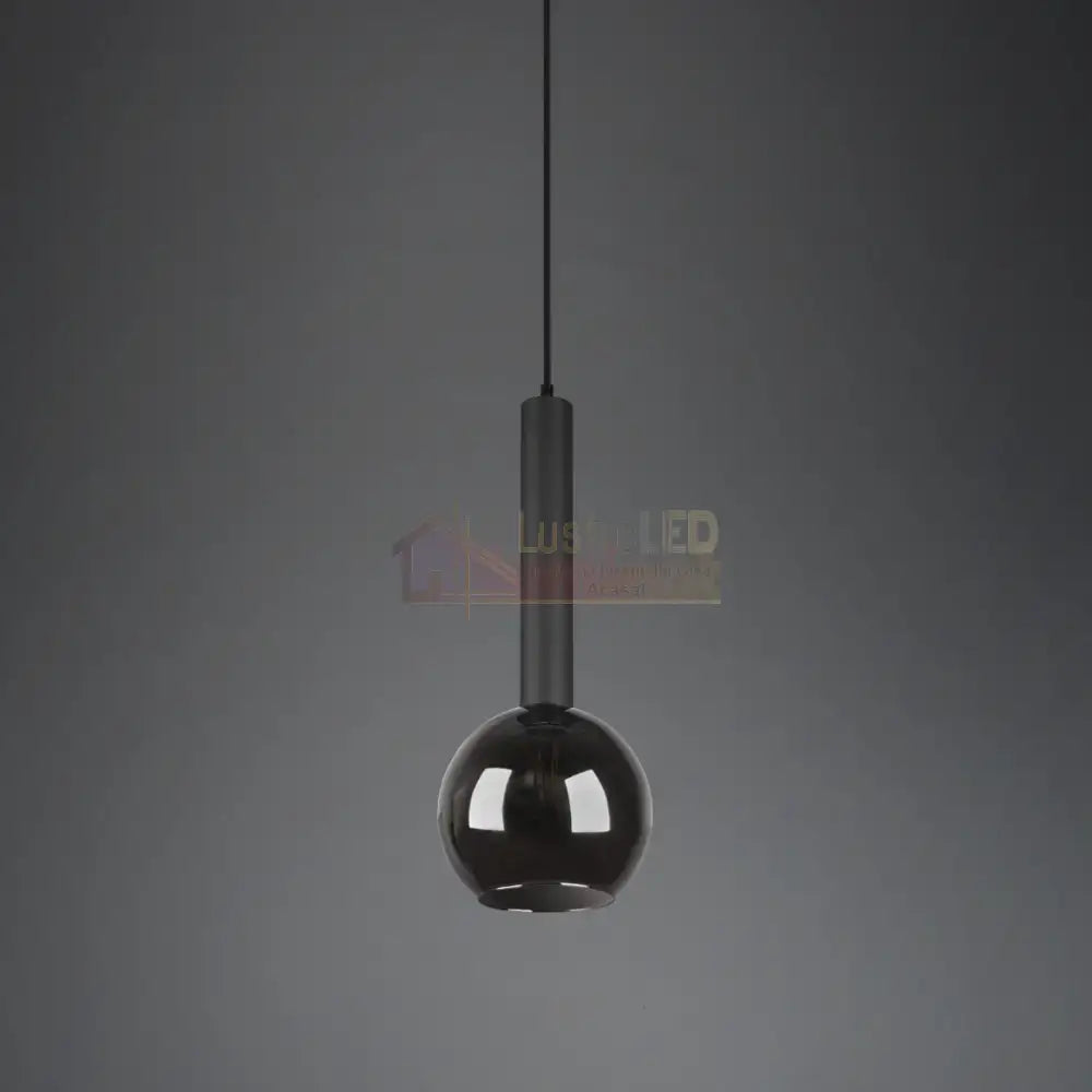 Pendul 1x E27 CLAYTON 28W NEAGRA / LUXURY Lighting Fixtures