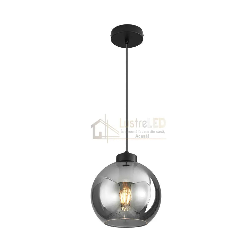 Pendul Abajur Fumuriu FIORE NEAGRA / LUXURY Lighting Fixtures