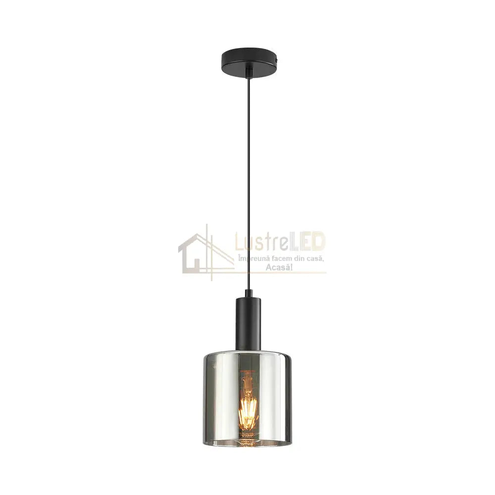 Pendul Abajur Fumuriu Savio Black NEAGRA / LUXURY Lighting Fixtures