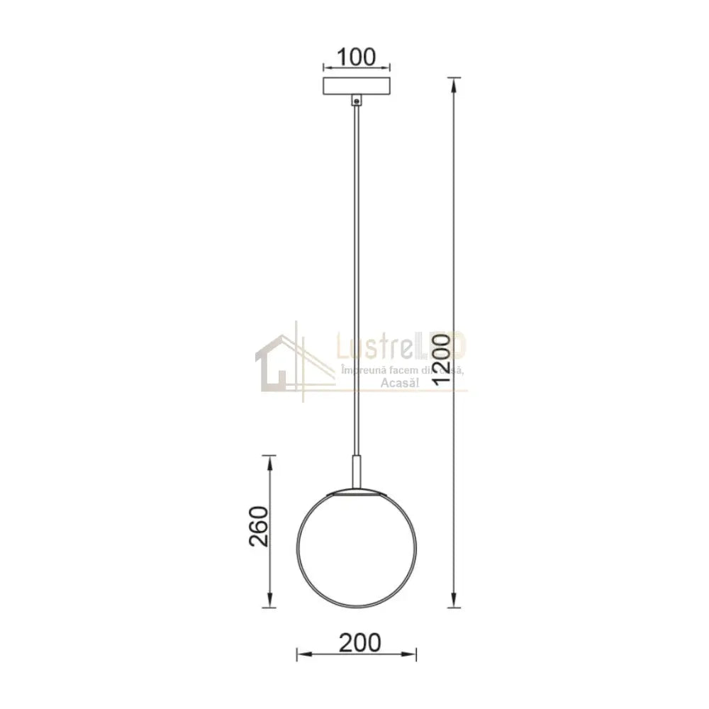Pendul Abajur 1xE27 Black (Copy) lustreled.ro