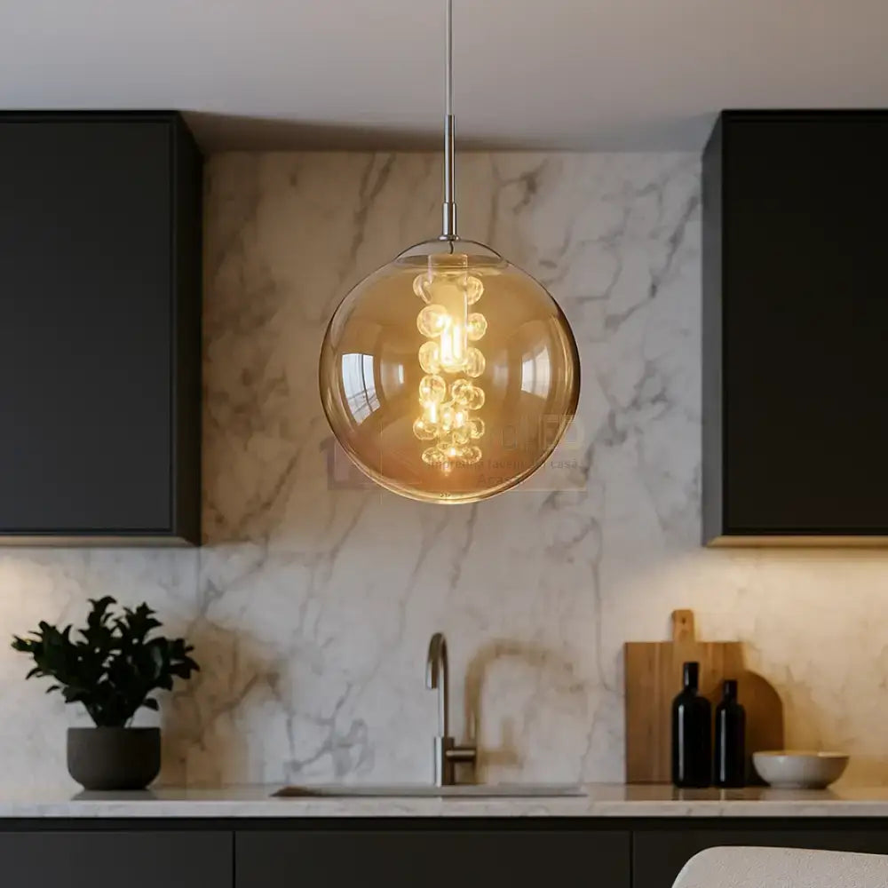 Pendul Abajur 1xG9 Chrome Chrome / SUSPENDATE