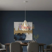 Pendul CARLTON 1 White & Gold 110CM Eglo ALBA / VINTAGE SI RETRO DESIGN Lighting Fixtures
