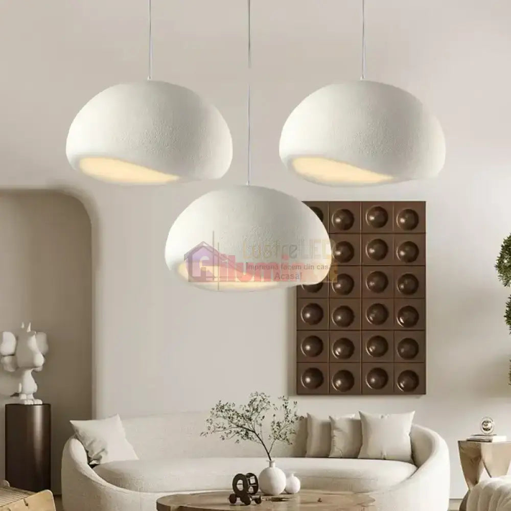 Pendul ALB ROTUND 30cm  GB7499B-B30 lustreled.ro