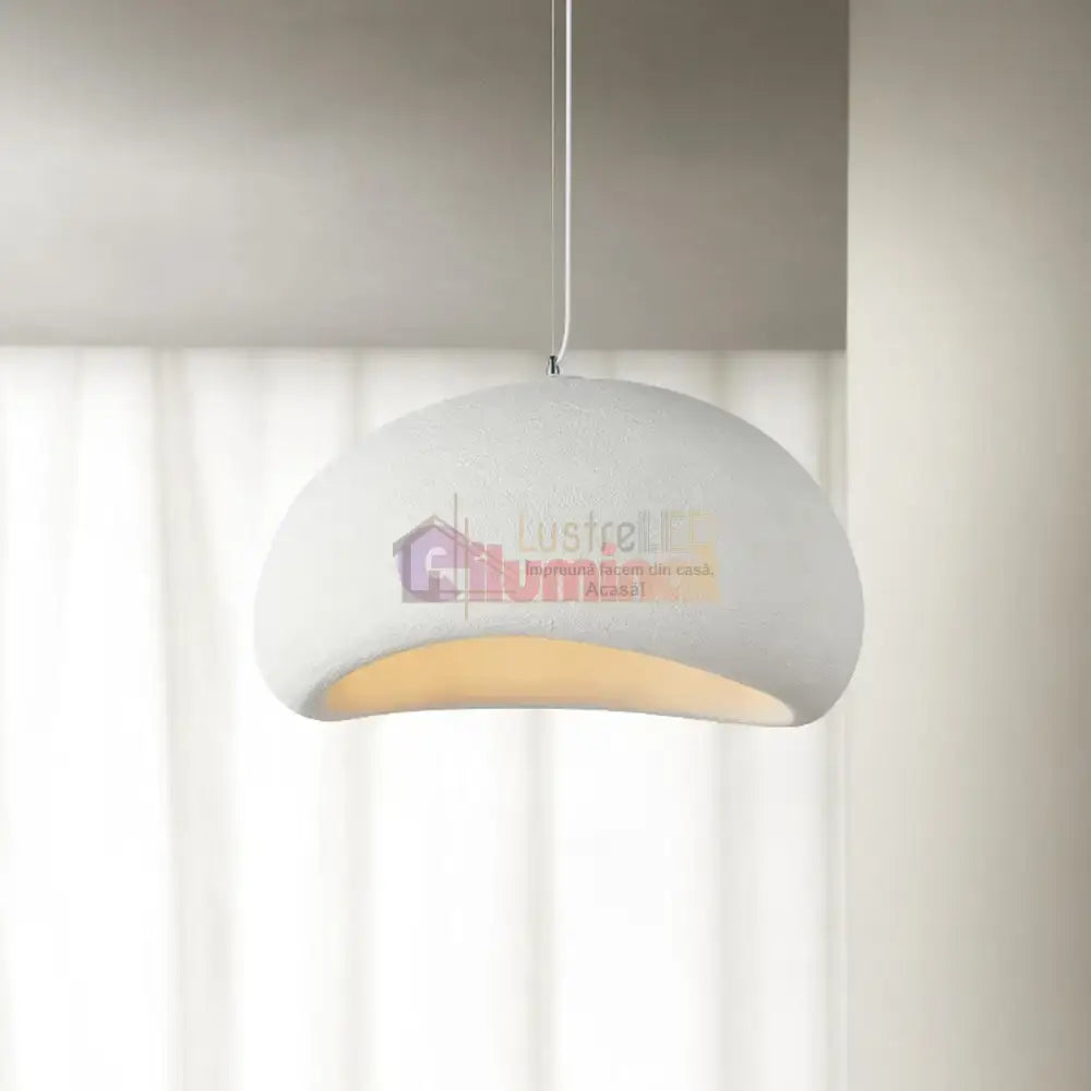 Pendul ALB ROTUND 30cm  GB7499B-B30 lustreled.ro