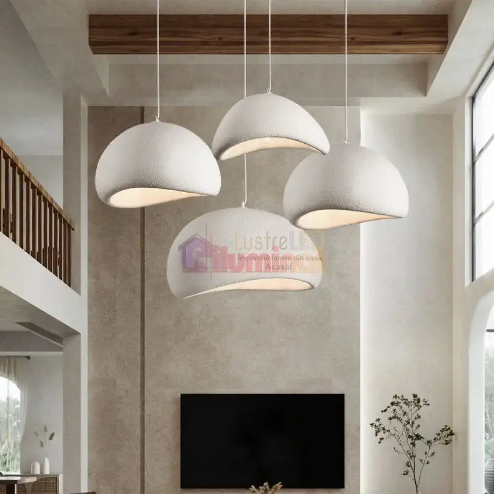 Pendul ALB ROTUND 50cm  GB7499B-B50 lustreled.ro