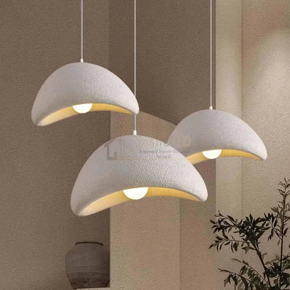Pendul ALB Triunghi 30cm GB7499A-B30 lustreled.ro