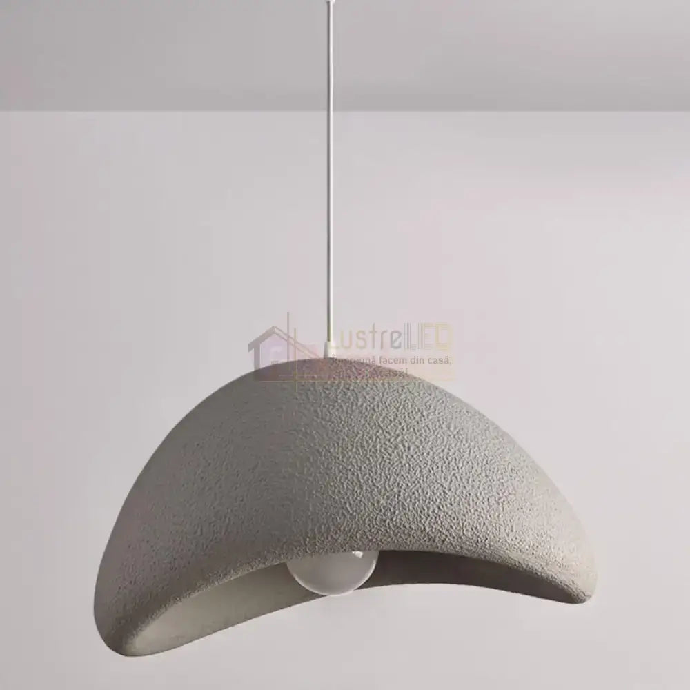 Pendul Gri Triunghi 30cm GB7499A-H30 GRI / VINTAGE SI RETRO DESIGN Lighting Fixtures