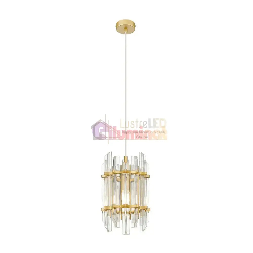 Pendul 1xE14 Gold Brillo lustreled.ro