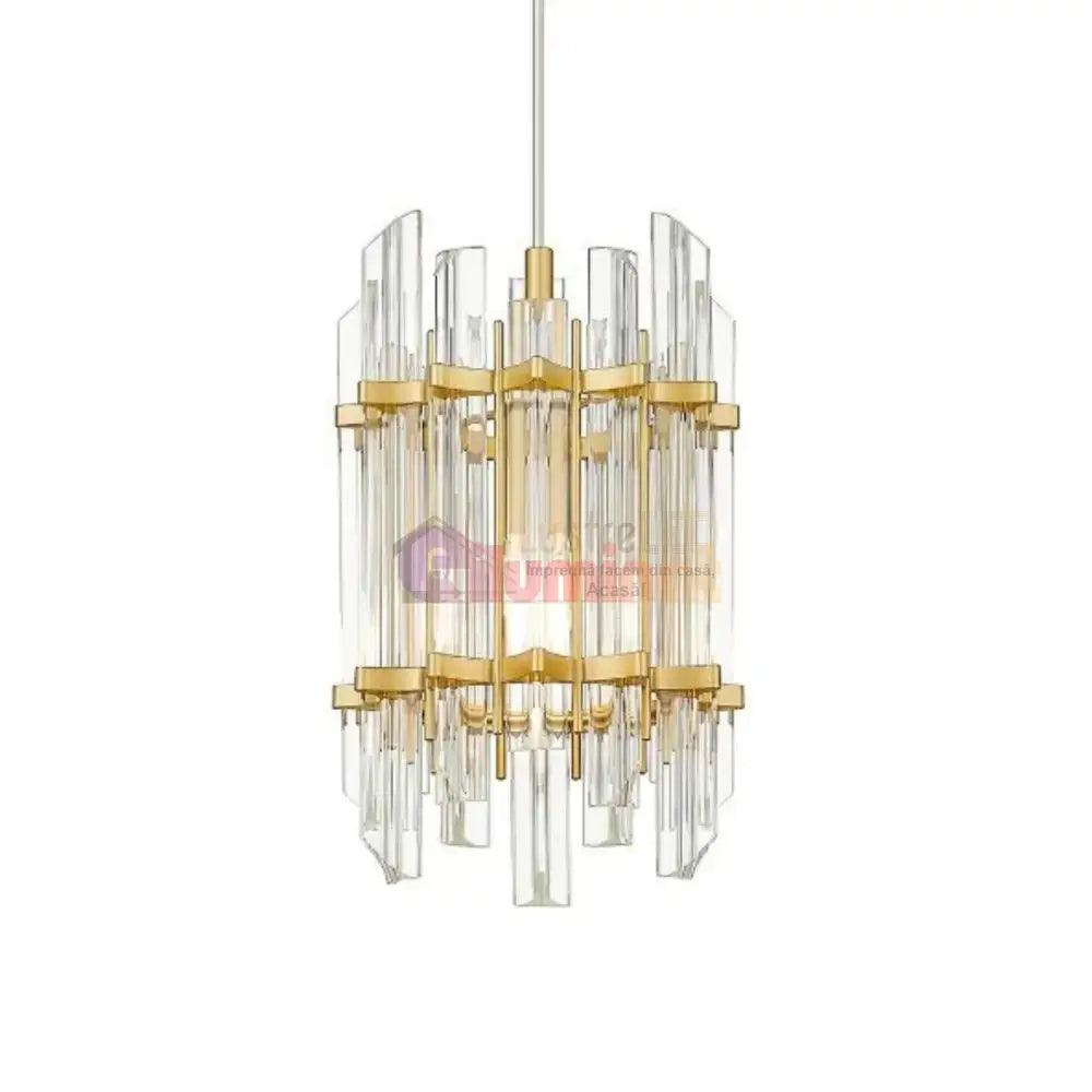 Pendul 1xE14 Gold Brillo lustreled.ro