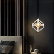 Pendul Vintage E27 CUB Alb