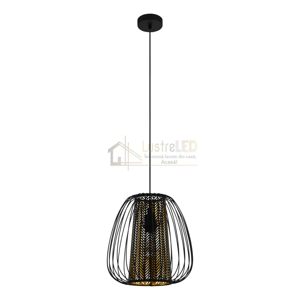 Pendul CURASAO Black 1xE27 Eglo Ø34CM Lighting Fixtures