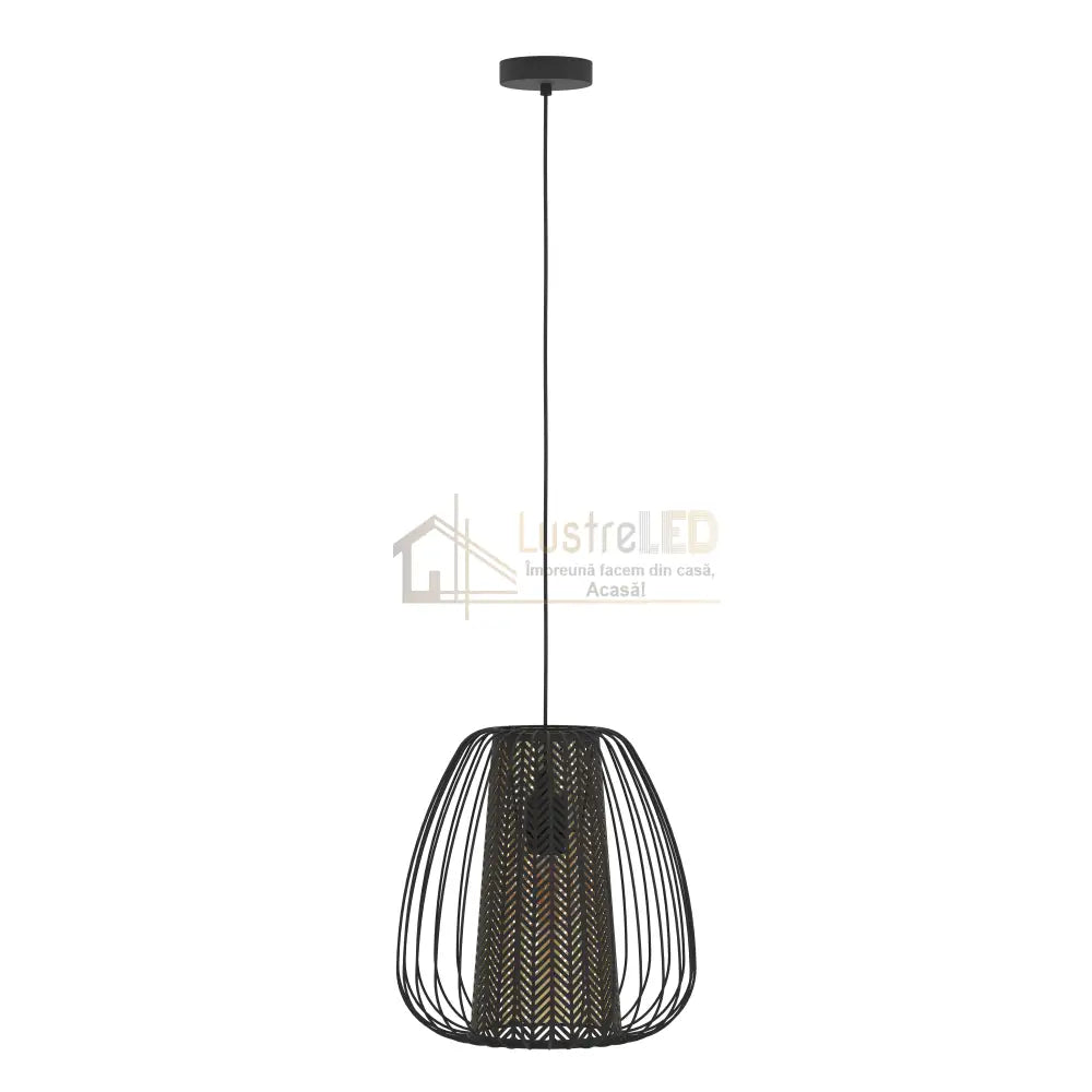 Pendul CURASAO Black 1xE27 Eglo Ø34CM Lighting Fixtures