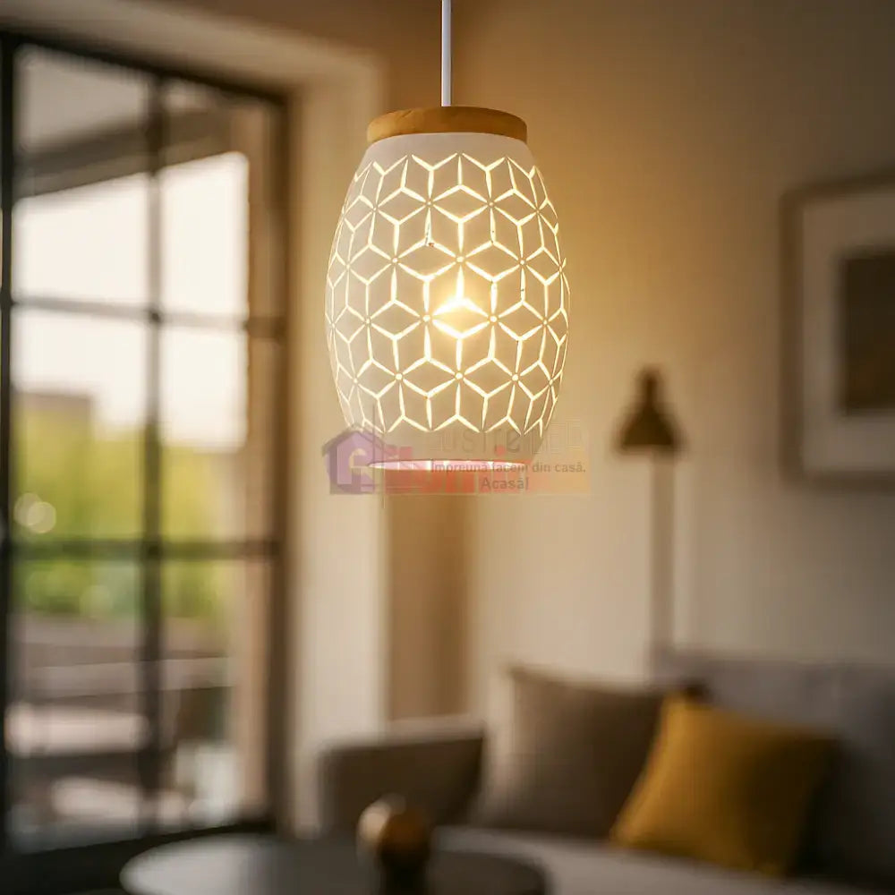Pendul BIDAR 1xE27 Alb ALBA / VINTAGE SI RETRO DESIGN Lighting Fixtures