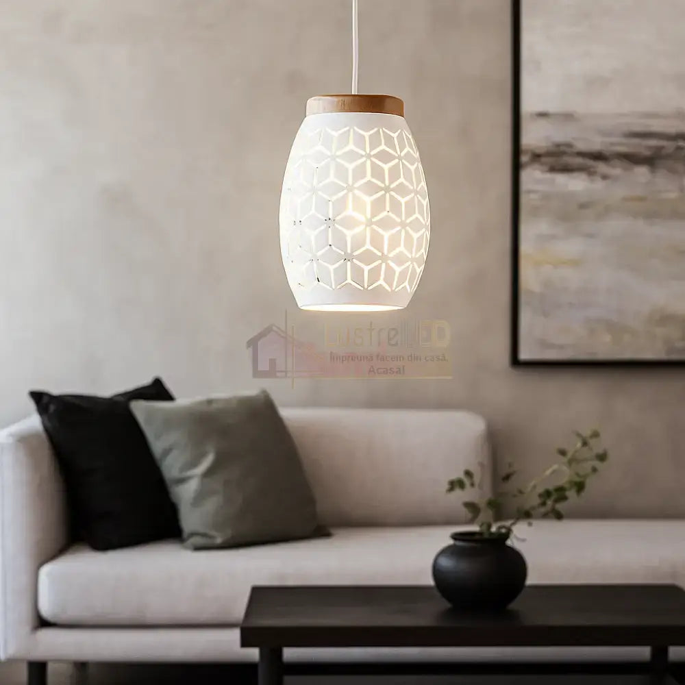 Pendul BIDAR 1xE27 Alb ALBA / VINTAGE SI RETRO DESIGN Lighting Fixtures