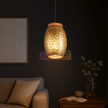 Pendul BIDAR 1xE27 Maro MARO / LUXURY Lighting Fixtures