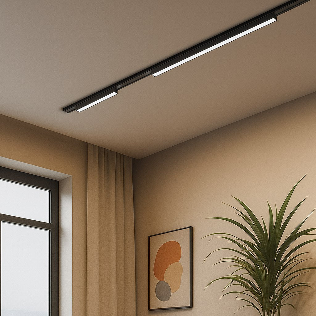 Spot LED Magnetic Liniar Premium Hyper Black 10W | 23CM | 24V | 3 Tipuri de Lumina