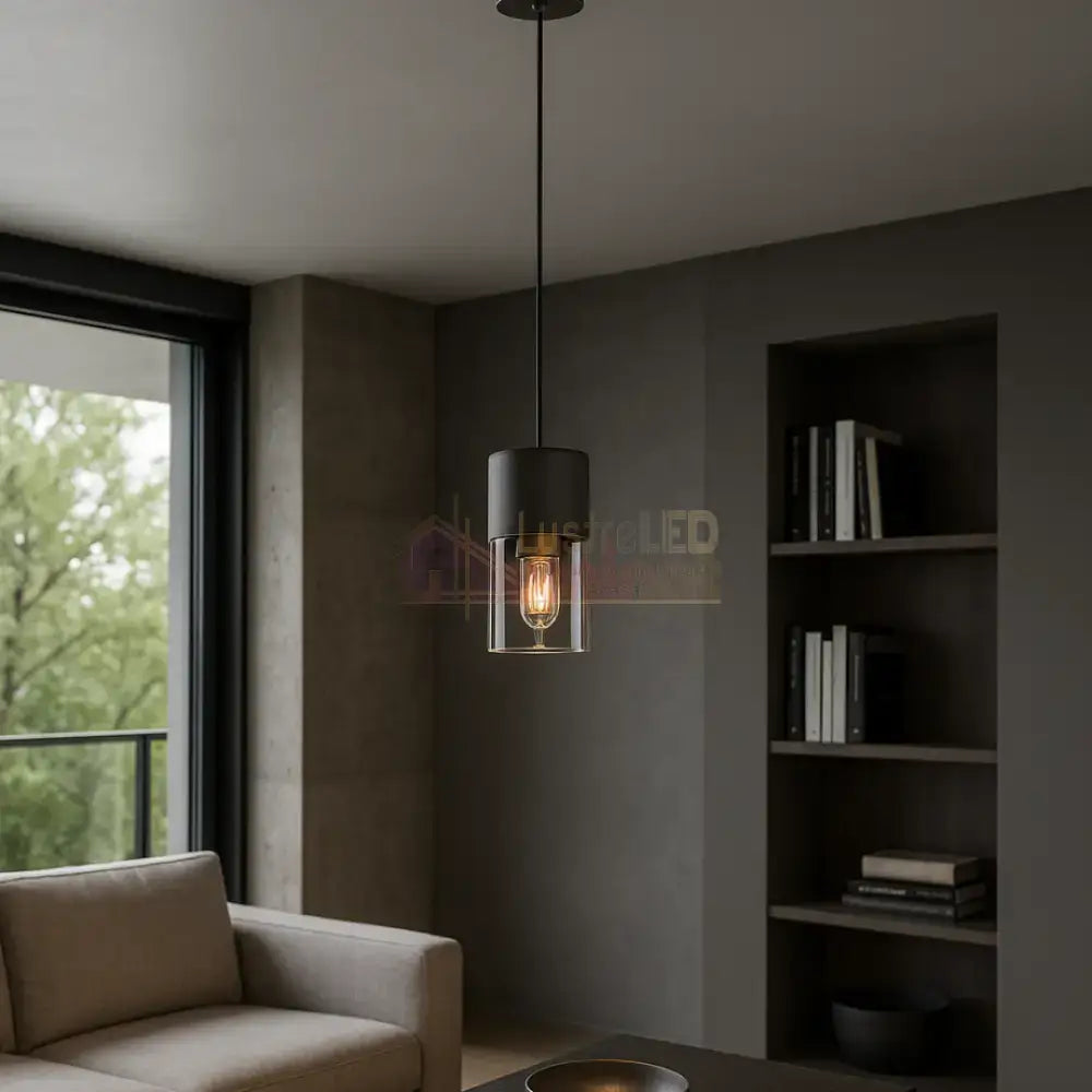 Pendul Fumuriu 1xE27 ROBIN NEAGRA / LUXURY Lighting Fixtures
