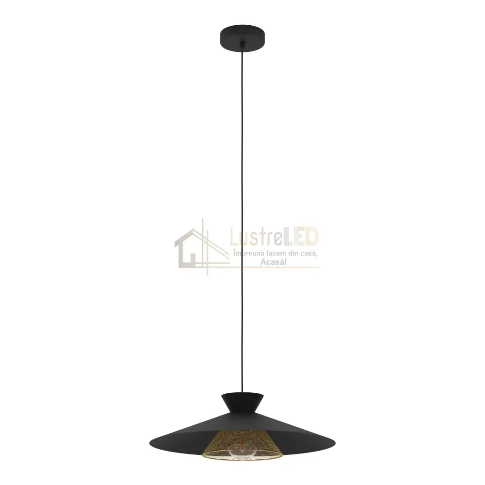 Pendul GRIZEDALE Black 110CM Eglo NEAGRA / SUSPENDATE Lighting Fixtures