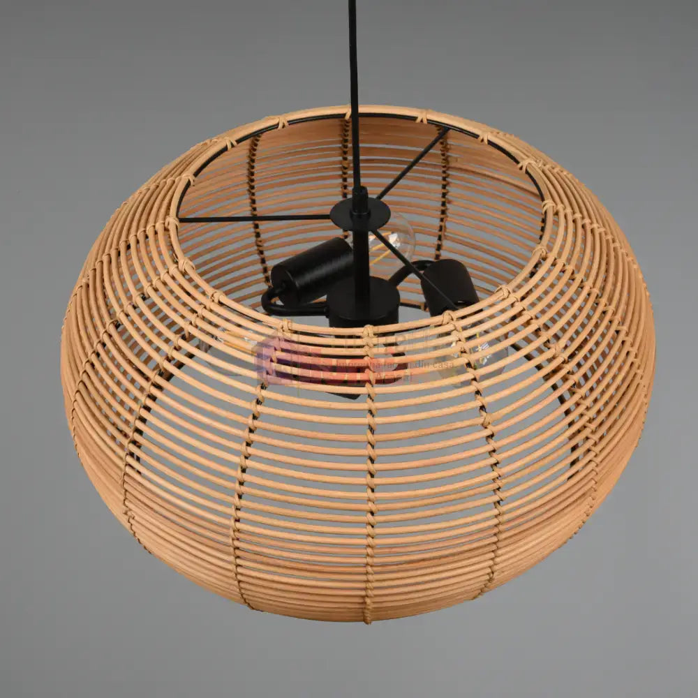 Pendul INGA Wood 3xE27 lustreled.ro