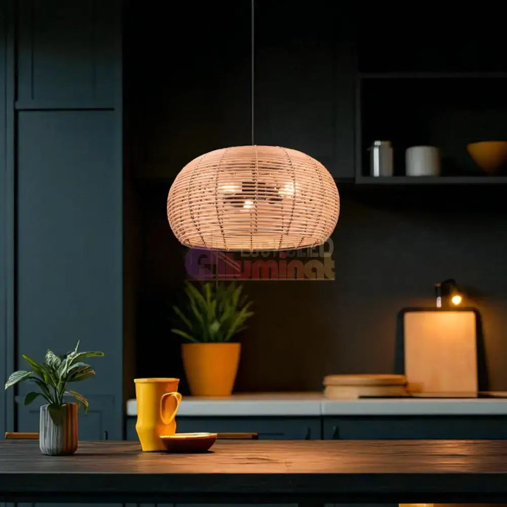 Pendul INGA Wood 3xE27 lustreled.ro