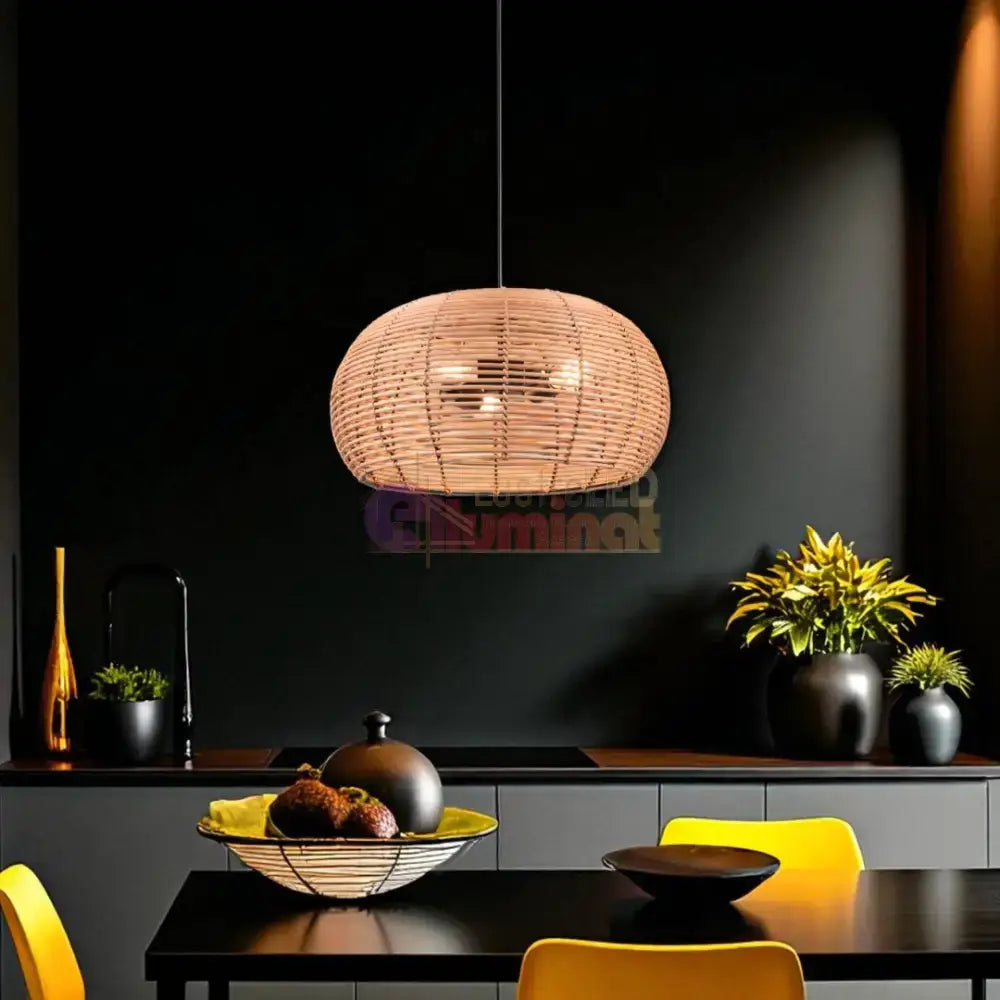 Pendul INGA Wood 3xE27 lustreled.ro
