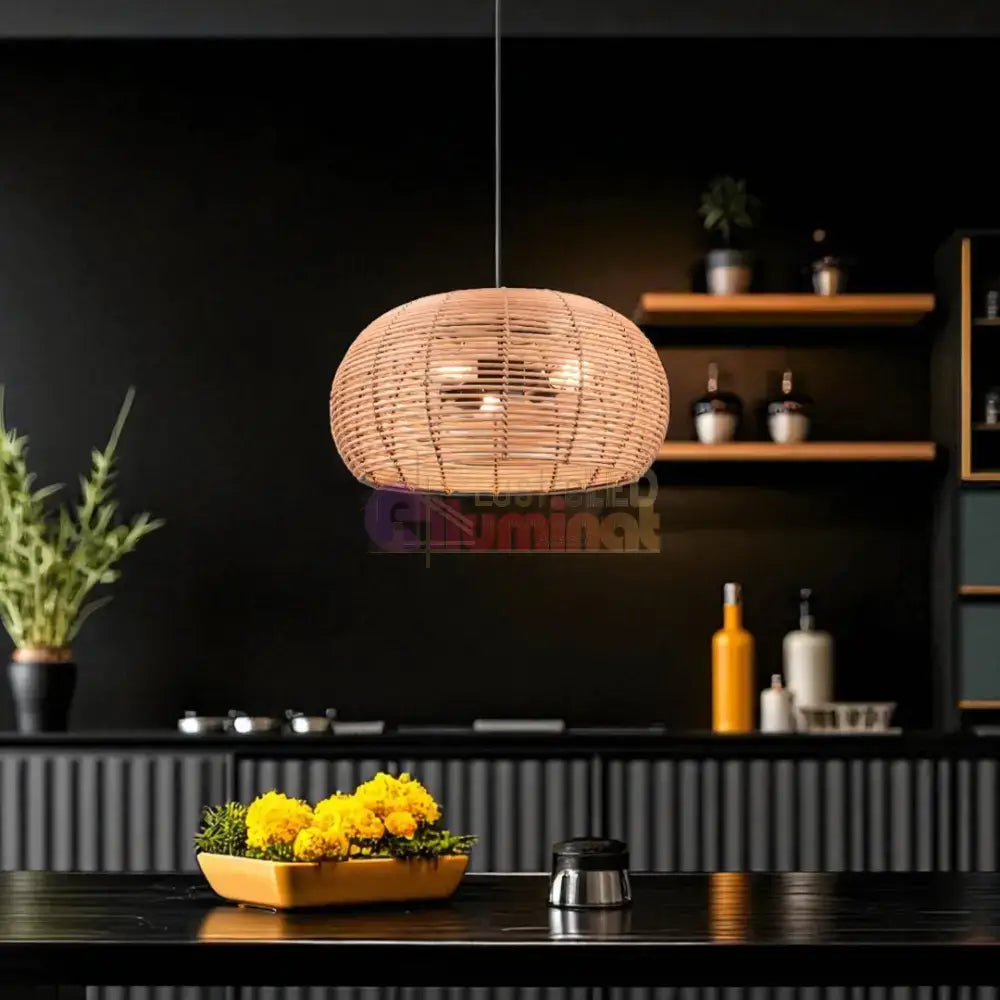 Pendul INGA Wood 3xE27 lustreled.ro