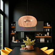 Pendul INGA Wood 3xE27 lustreled.ro