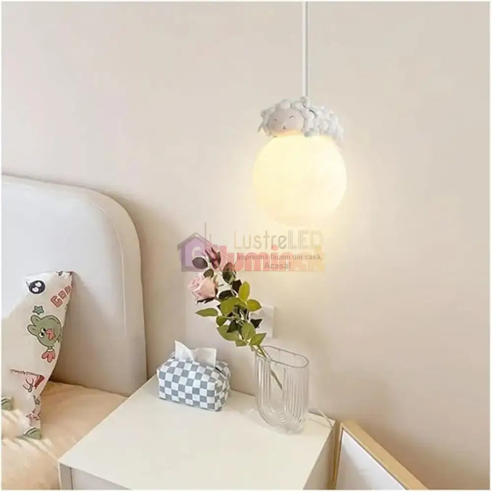 Pendul KIDS Sheepy 1xE27 lustreled.ro