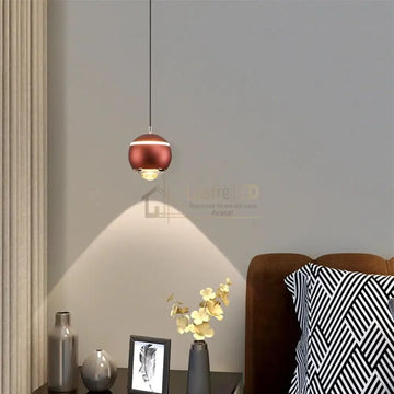 Pendul LED 12W R6 Copper Reglabil Pull UP/DOWN