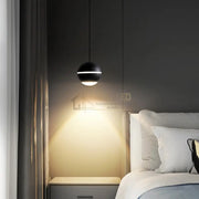Pendul LED 12W S10 Black Reglabil Pull UP/DOWN lustreled.ro