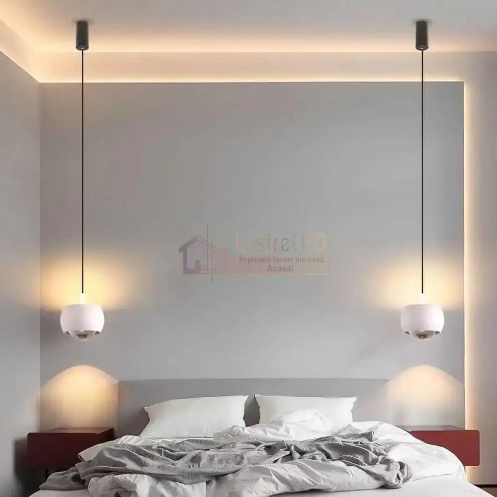 Pendul LED 12W Z2 Alb Reglabil Pull UP/DOWN ALBA / 10CM led ceiling light