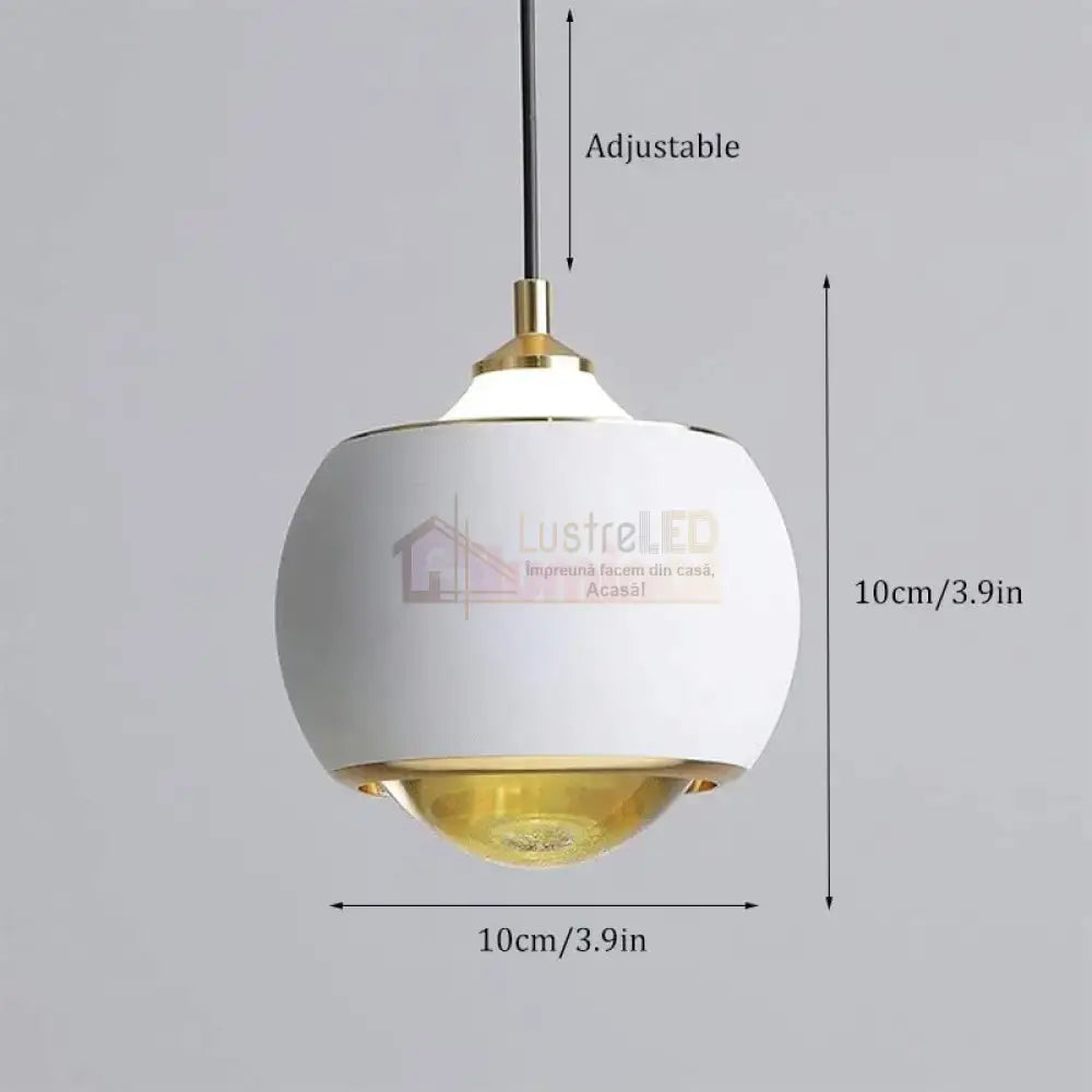 Pendul LED 12W Z2 Alb Reglabil Pull UP/DOWN ALBA / 10CM led ceiling light