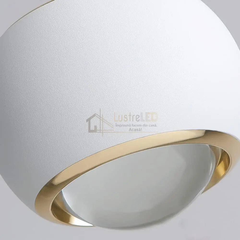 Pendul LED 12W Z2 Alb Reglabil Pull UP/DOWN lustreled.ro