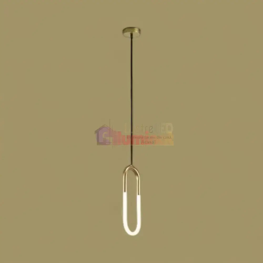 Lustra LED Suspendata HALO Gold Echivalent 140W SUSPENDATE / AURIE / 100CM led ceiling light