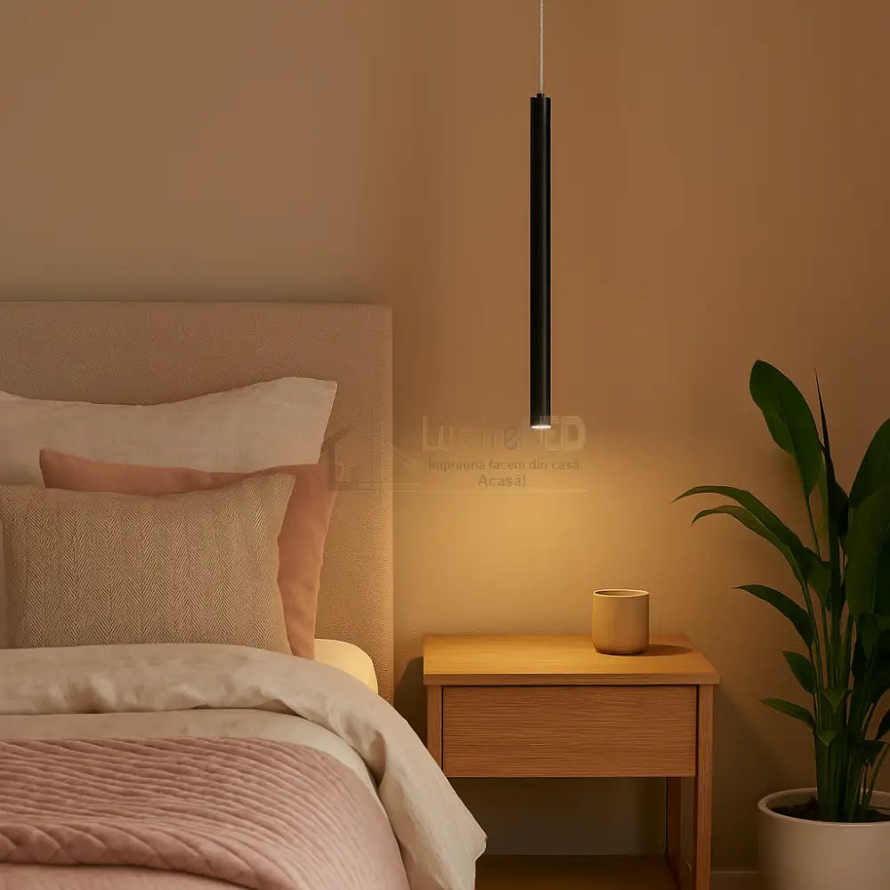 Pendul LED Black Norlin lustreled.ro