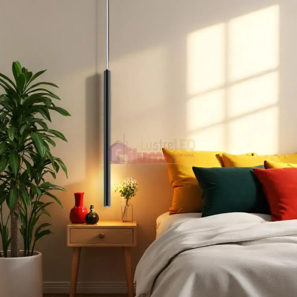 Pendul LED Black Norlin lustreled.ro