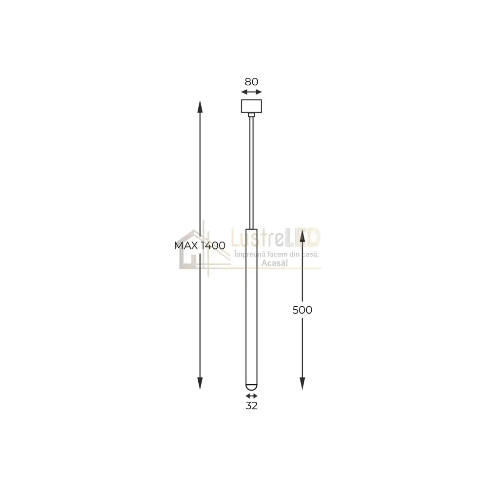 Pendul LED LOYA Chrome UltraSlim Premium lustreled.ro