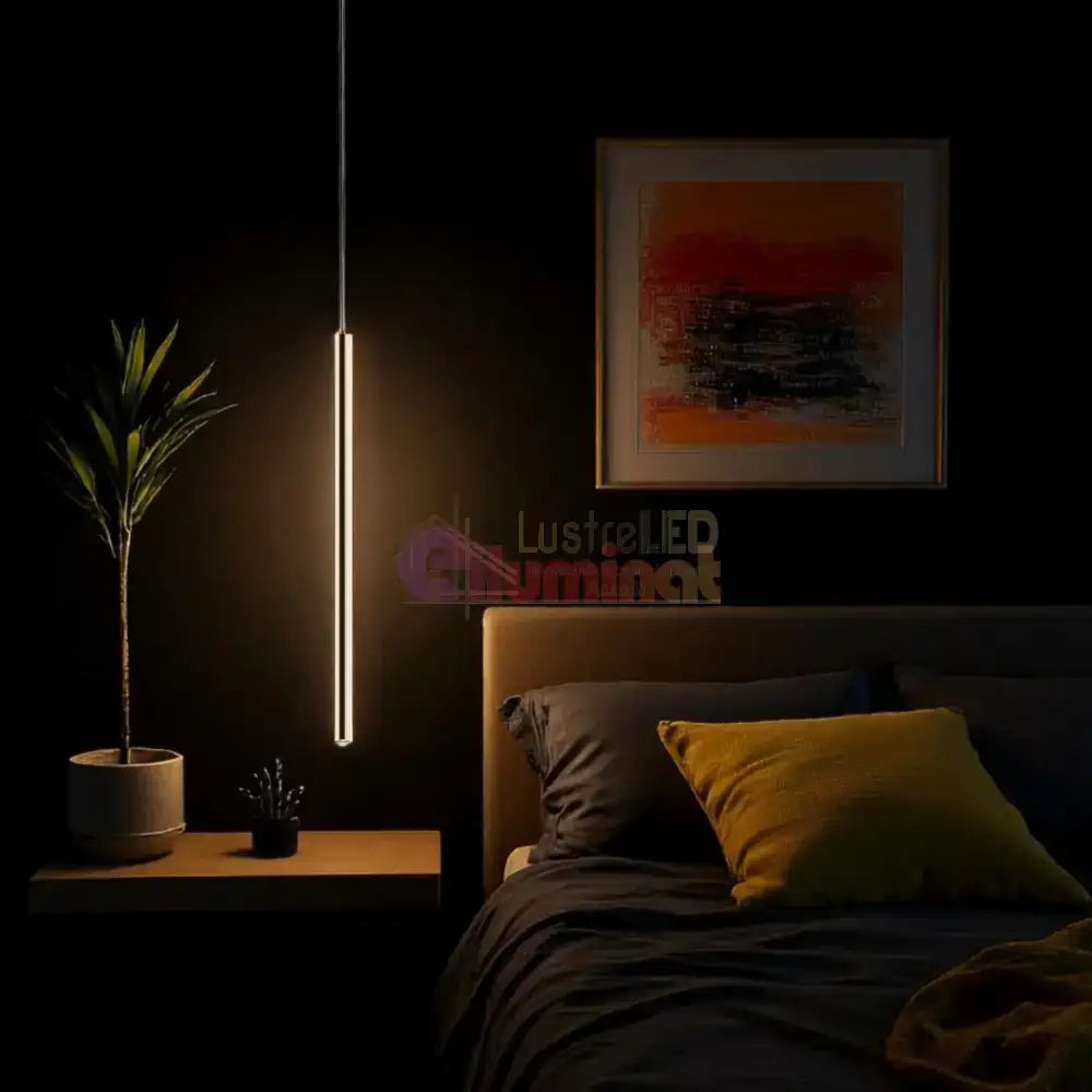 Pendul LED LOYA Gold UltraSlim Premium lustreled.ro