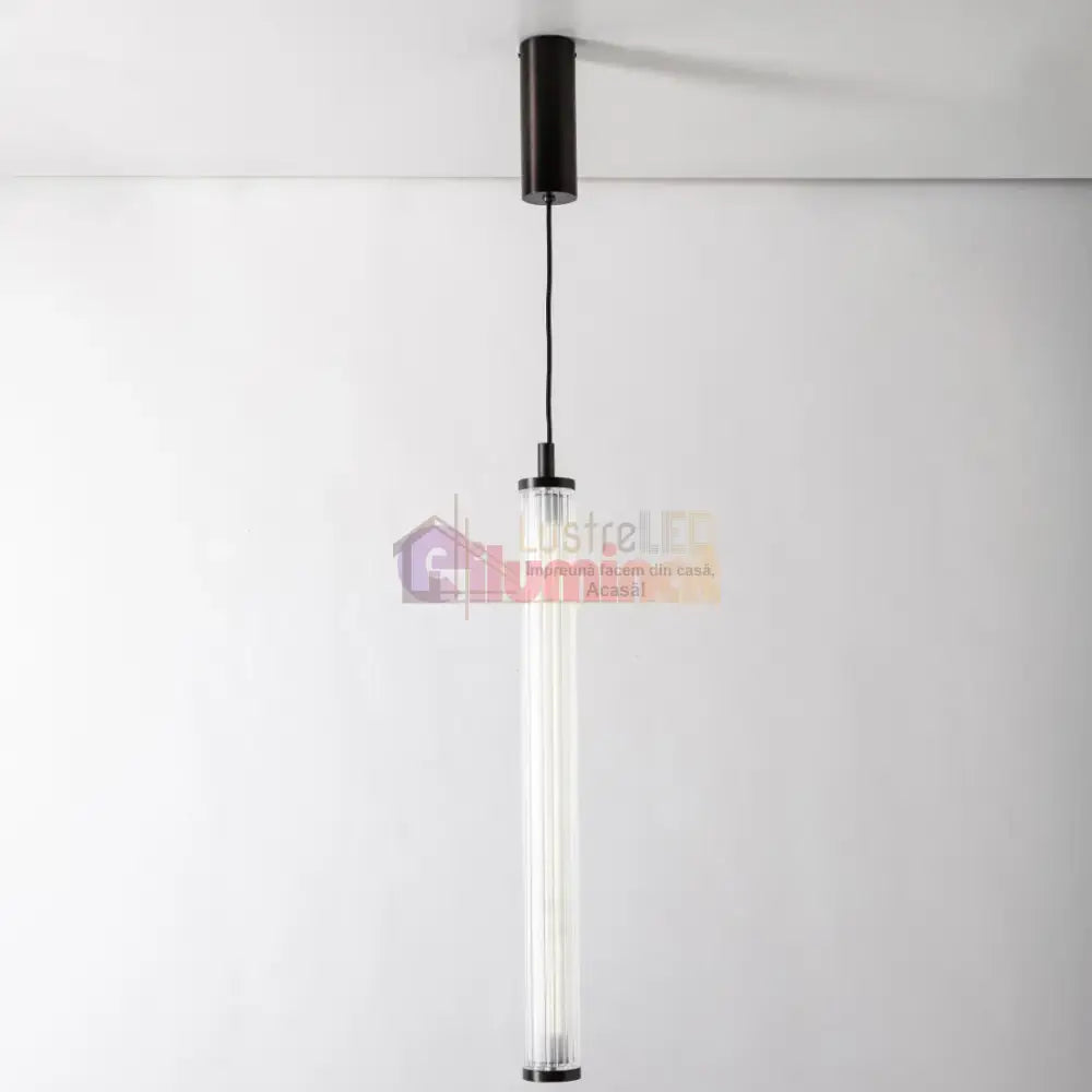 Pendul LED Luxury Black COMO 241cm lustreled.ro