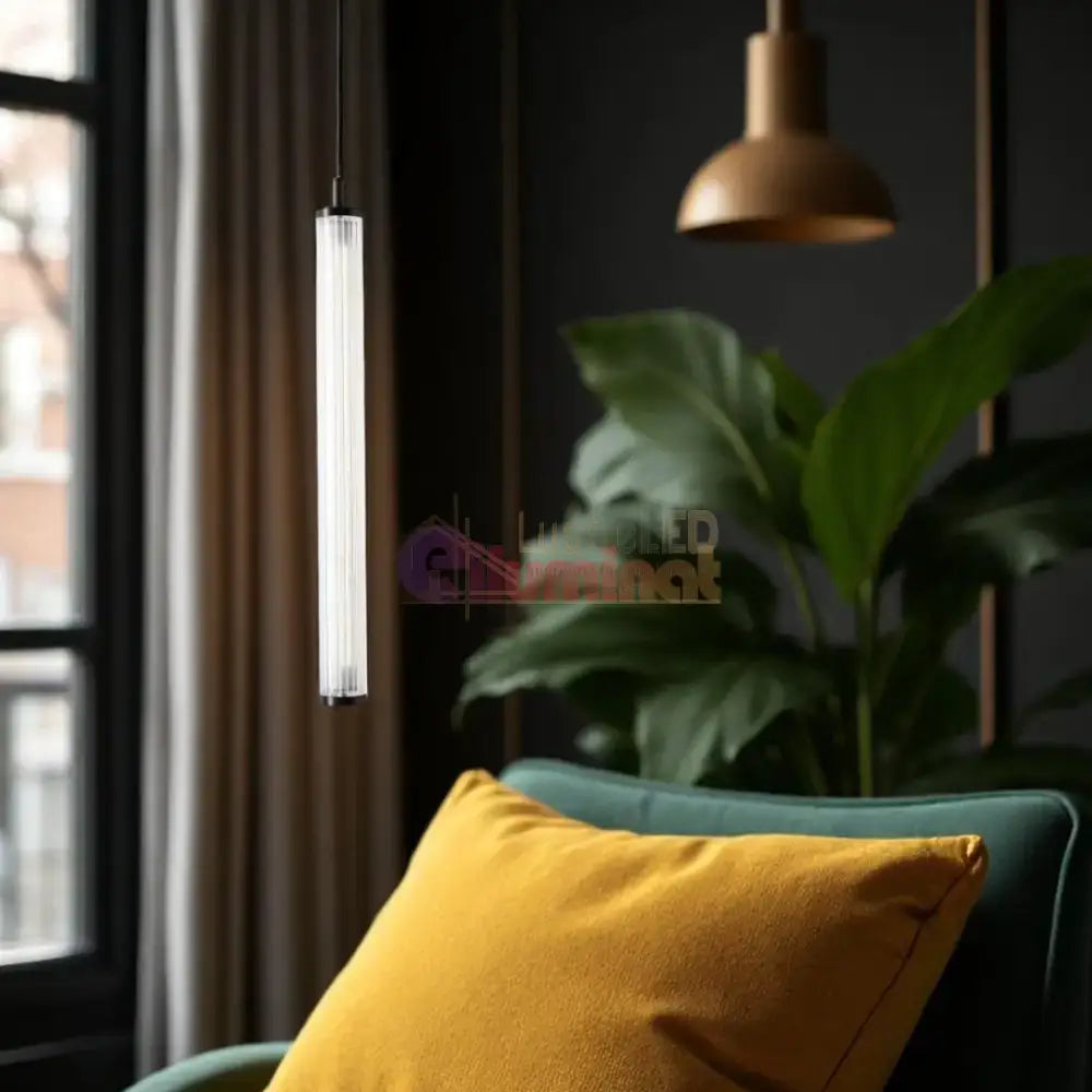 Pendul LED Luxury Black COMO 241cm lustreled.ro