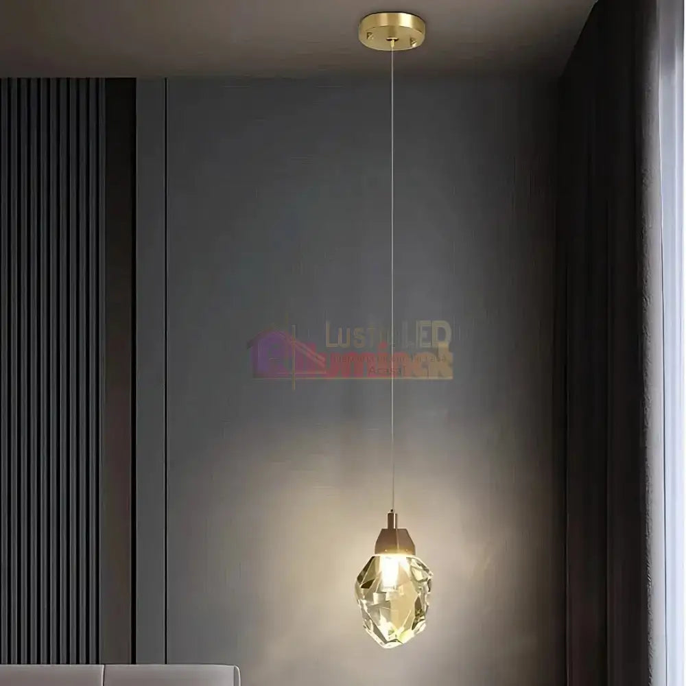Pendul LED Cristal Drops lustreled.ro
