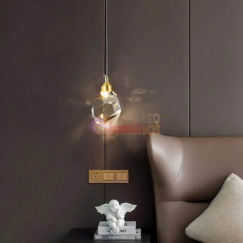 Pendul LED Cristal Drops lustreled.ro